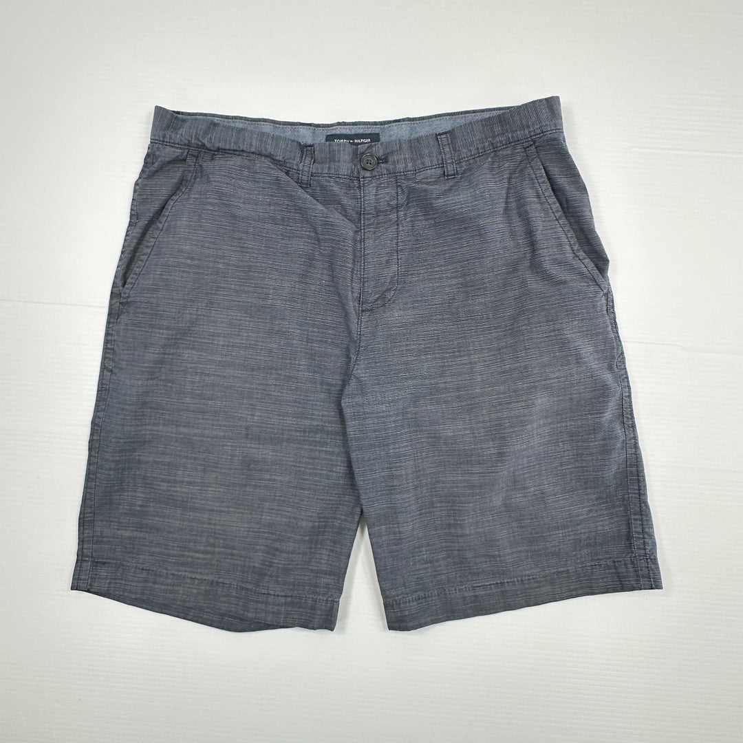Tommy Hilfiger Men's Striped Cotton Shorts - 34x10