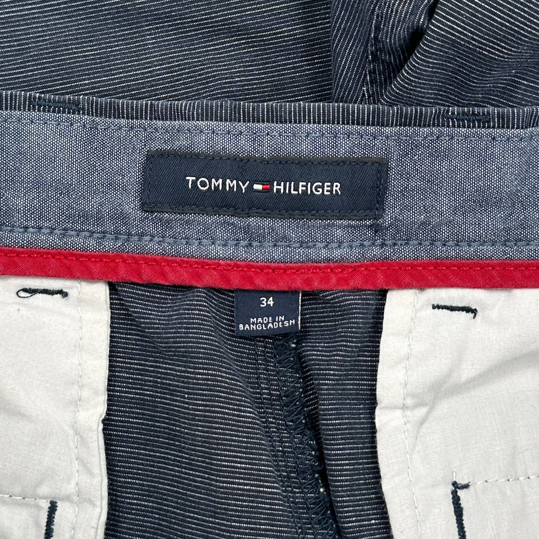 Tommy Hilfiger Men's Striped Cotton Shorts - 34x10