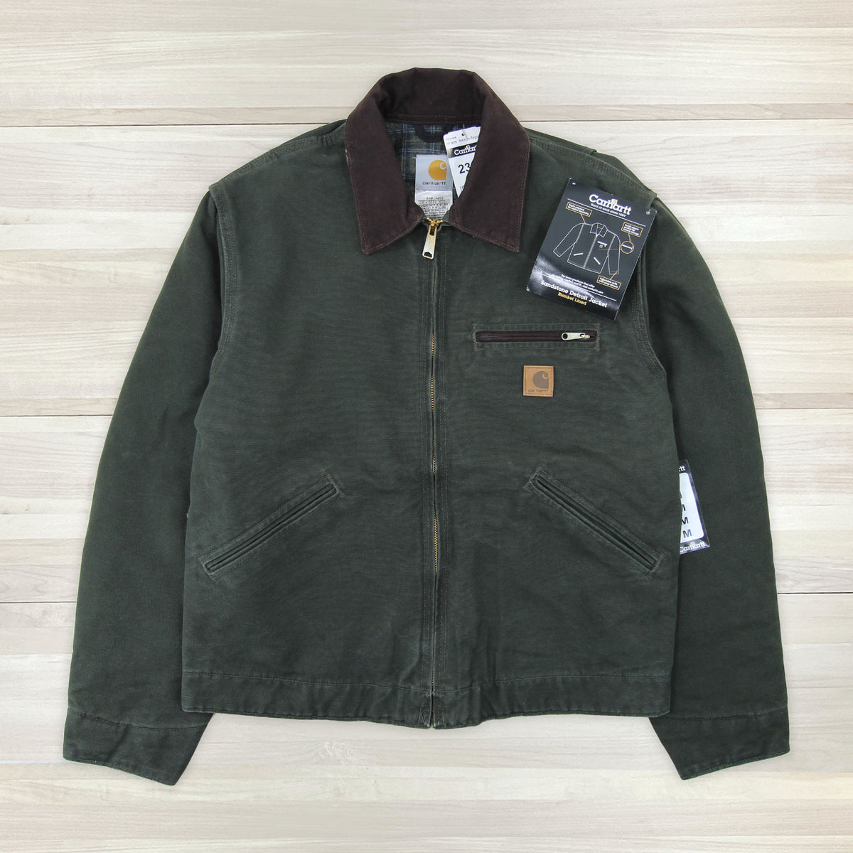 Carhartt sandstone detroit jacket hotsell