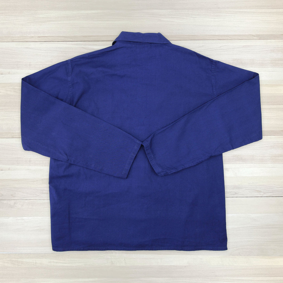 Unisex Blue Vintage Lotus Vietnamese Chore Jacket Men's L / Women's XL Great Lakes Reclaimed Denim