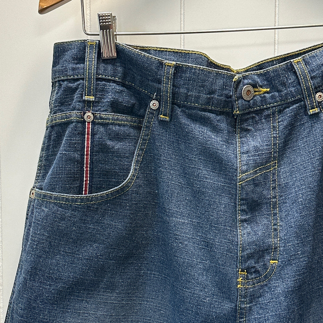 Phat Farm Vintage 90s Baggy Denim Carpenter Shorts - Men's 36