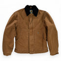 Carhartt J22 - Sandstone Duck Arctic Traditional Jacket - Quilt Lined - Small Great Lakes Reclaimed Denim