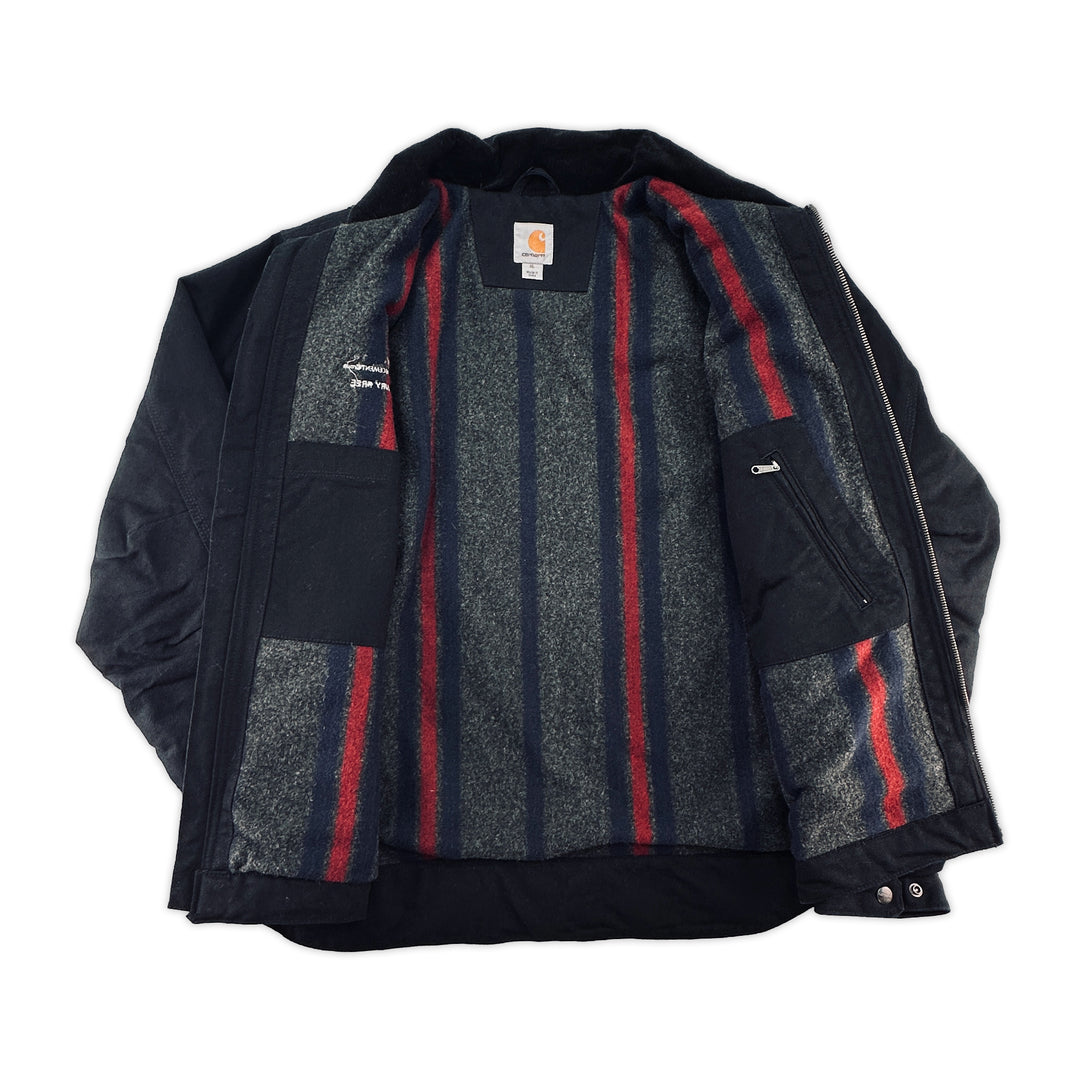 Carhartt Men's Black Blanket Lined Detroit Jacket - 103828 BLK - XL