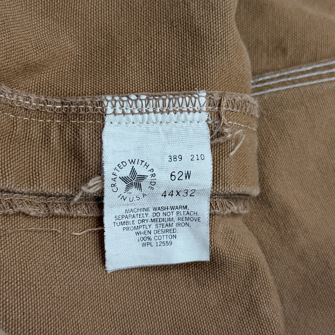 Vintage 1989 Carhartt Brown Duck Double Knee Pants - Men's 44