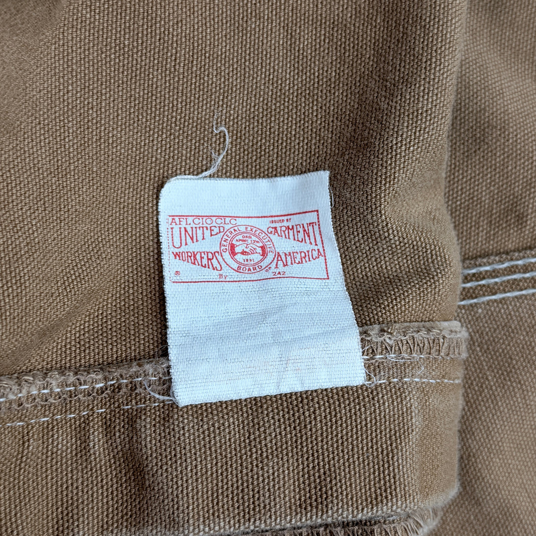 Vintage 1989 Carhartt Brown Duck Double Knee Pants - Men's 44