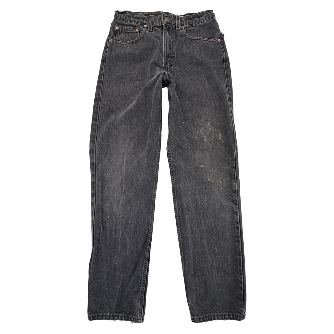 Vintage 1997 Black Levi's 550 Relaxed Jeans - Tagged: 31x32; Actual: 28x32