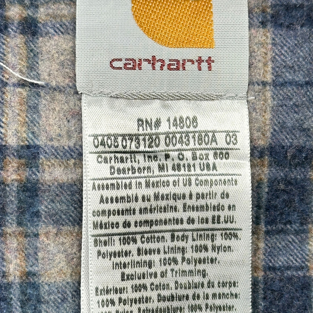 Carhartt Blanket Lined Denim Jacket - J139 DST (Darkstone) NWT 2XL