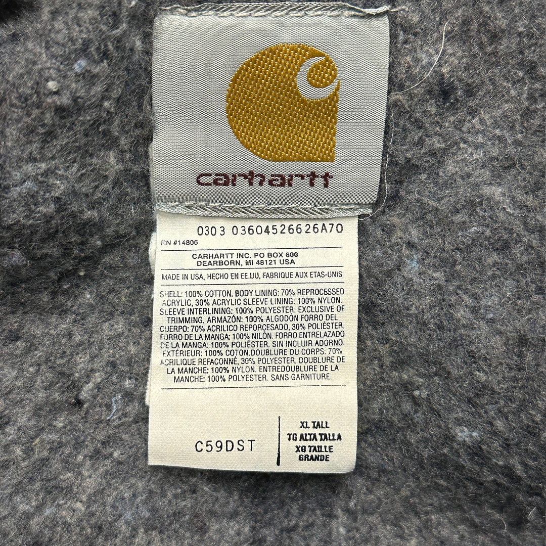 Vintage Carhartt Blanket Lined Chore Coat USA - New with Tags - Medium and XL Tall Available Great Lakes Reclaimed Denim