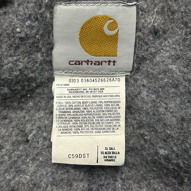 Vintage Carhartt Blanket Lined Chore Coat USA - New with Tags - Medium and XL Tall Available Great Lakes Reclaimed Denim