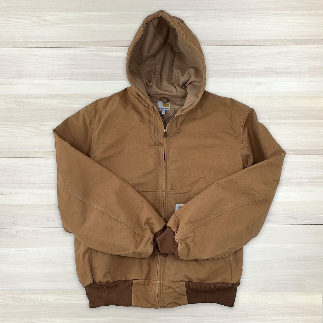 Carhartt J131 BRN Brown Active Jacket Thermal Lined NWT Large