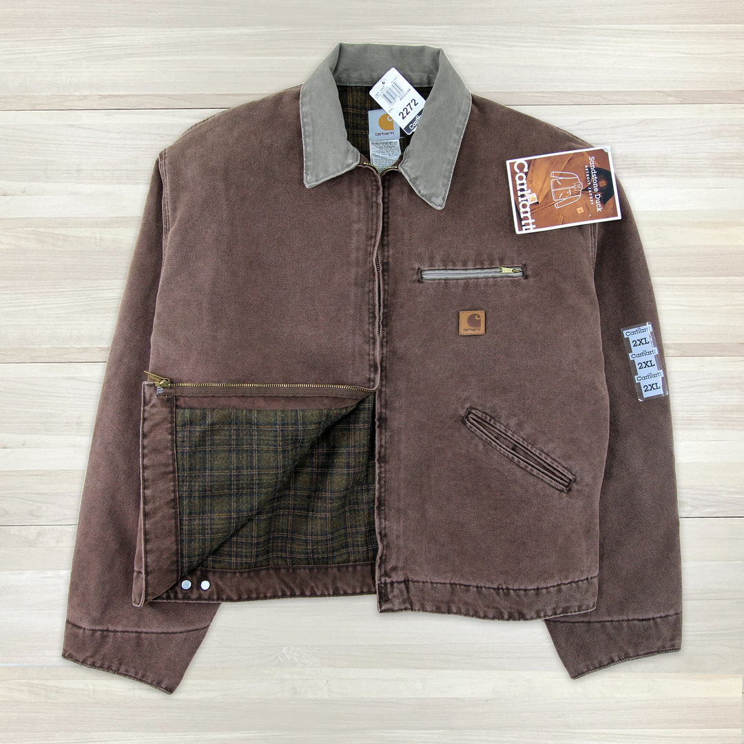 Vintage Carhartt J97 CHT (chestnut) Detroit Jacket NWT 2XL