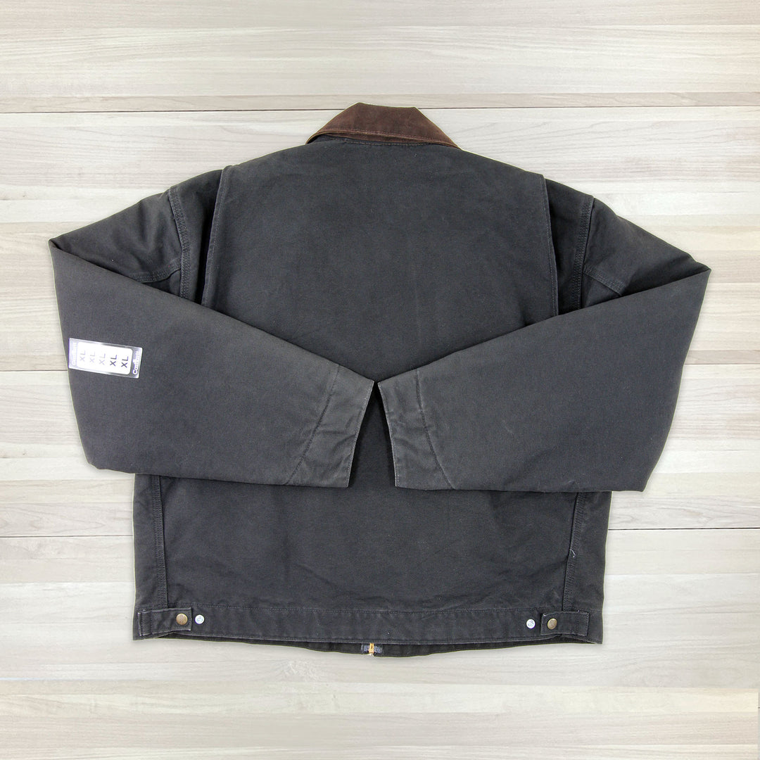 Men's Carhartt J97 BLK Blanket Lined Detroit Jacket - XL