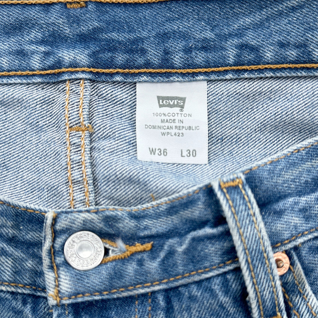 Men's Vintage Levi's 501 Straight Leg Jeans - Measures 35x29
