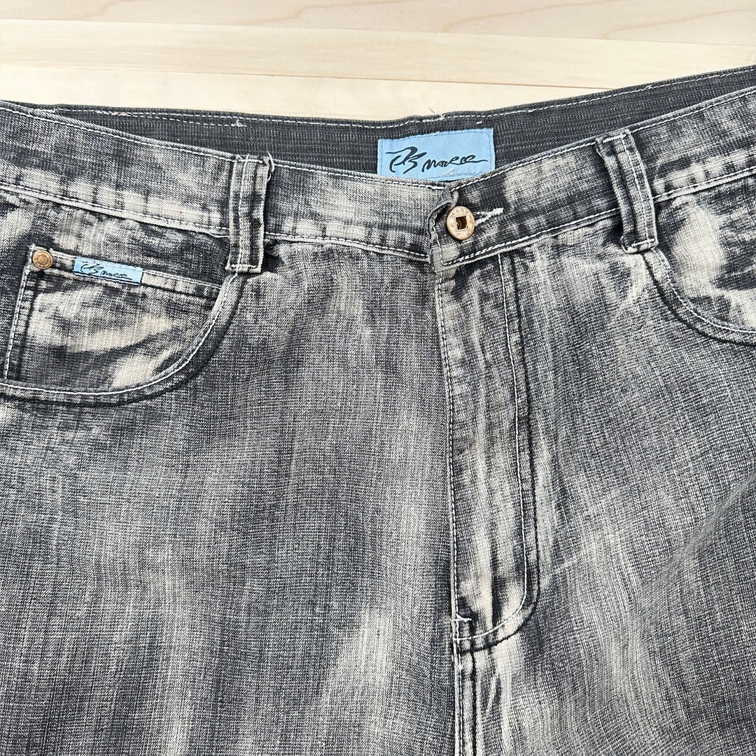 Men's Y2K PJ Mark Baggy Distressed Jeans - Measures 36x32