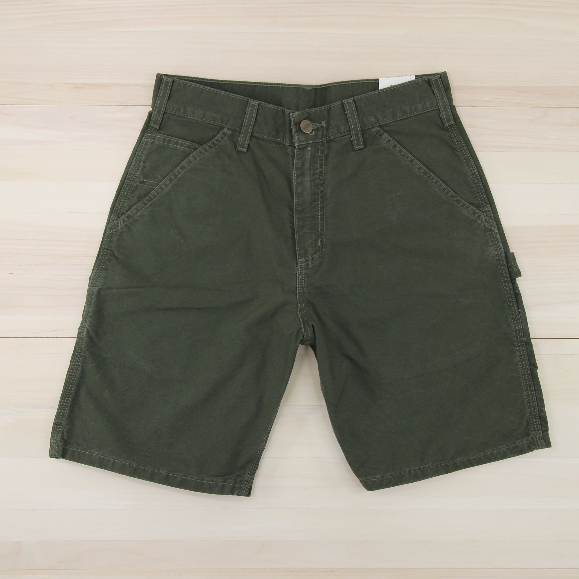 Men's Vintage Carhartt B144 OLV Relaxed Fit Work Shorts NWT - Various Sizes Available Great Lakes Reclaimed Denim
