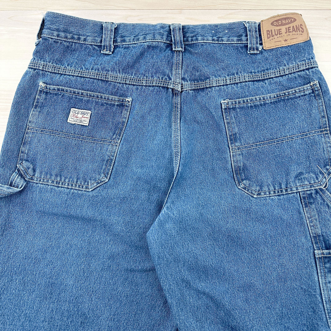 Vintage Old Navy Carpenter Jeans 36 Long (36x34) Great Lakes Reclaimed Denim