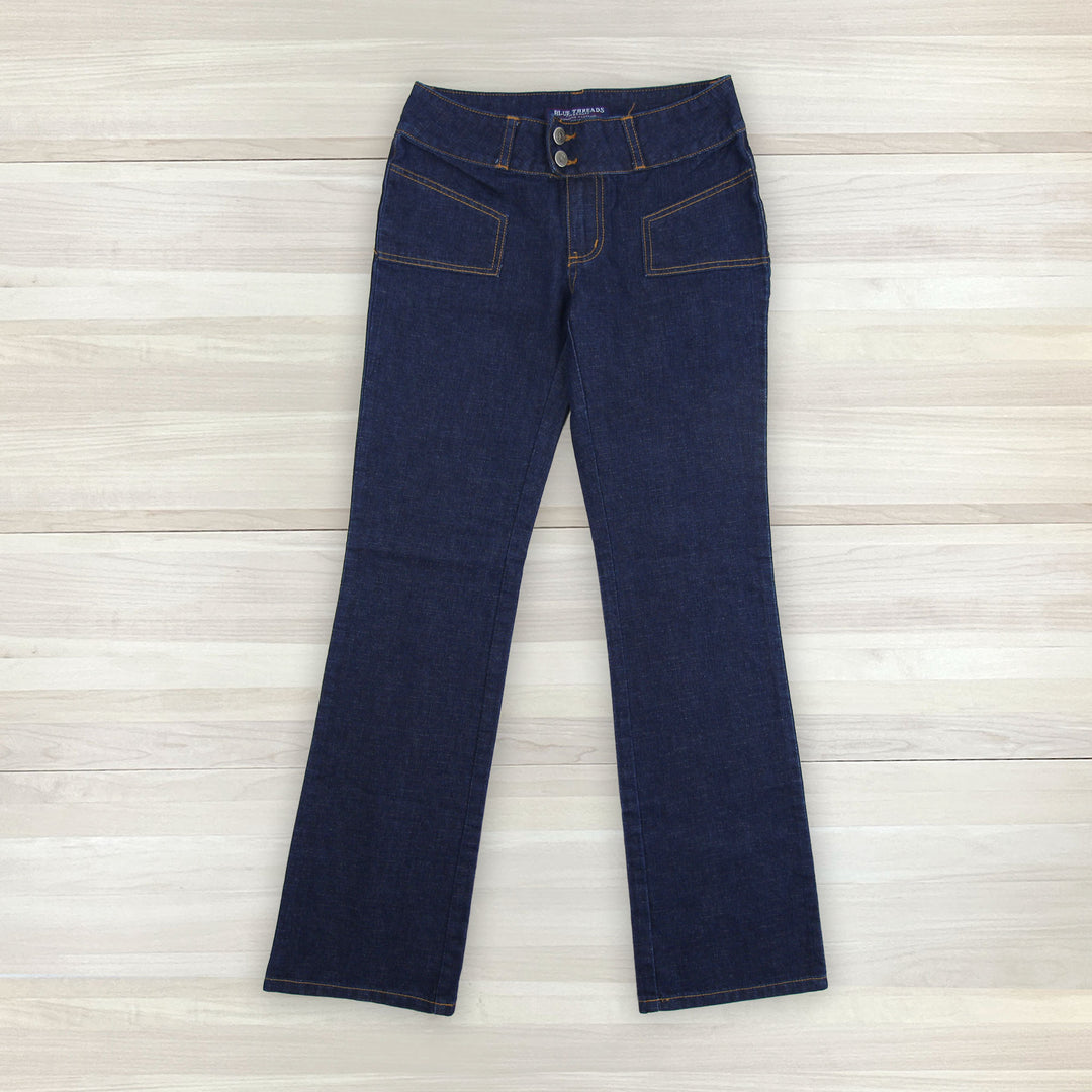 Blue Threads Brand Low-rise Boot Denim Trousers 3