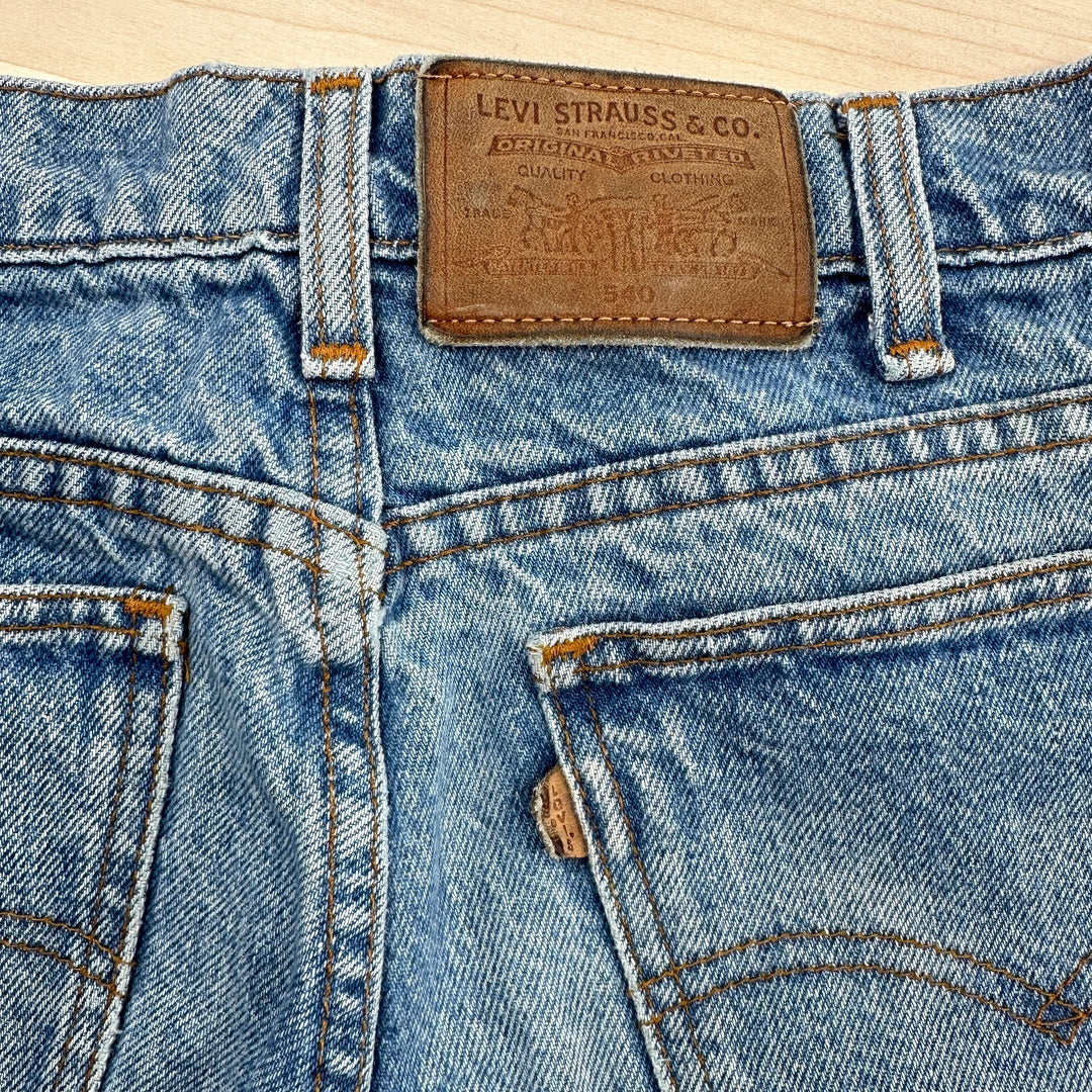 Vintage Levi's 540 Leather Tabs Tapered - 30x29