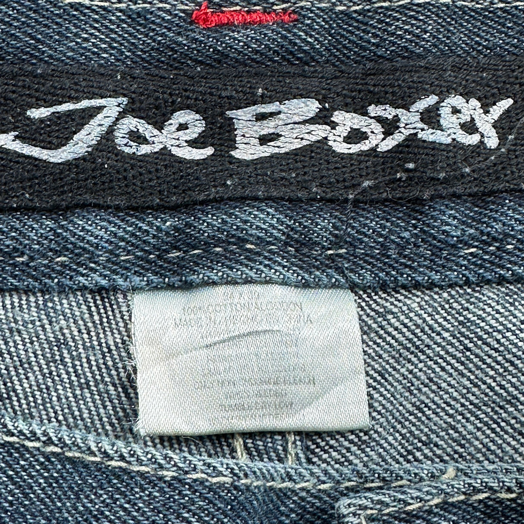Modified Men's Vintage Y2K Baggy Joe Boxer Carpenter Jeans - Tagged 34x30; measured 34x25