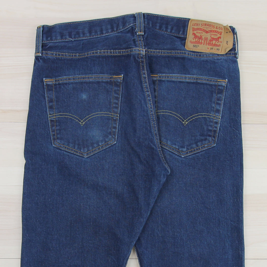Men's Levi's 501 Straight Leg Jeans - Tagged 33x30; measures 32x29