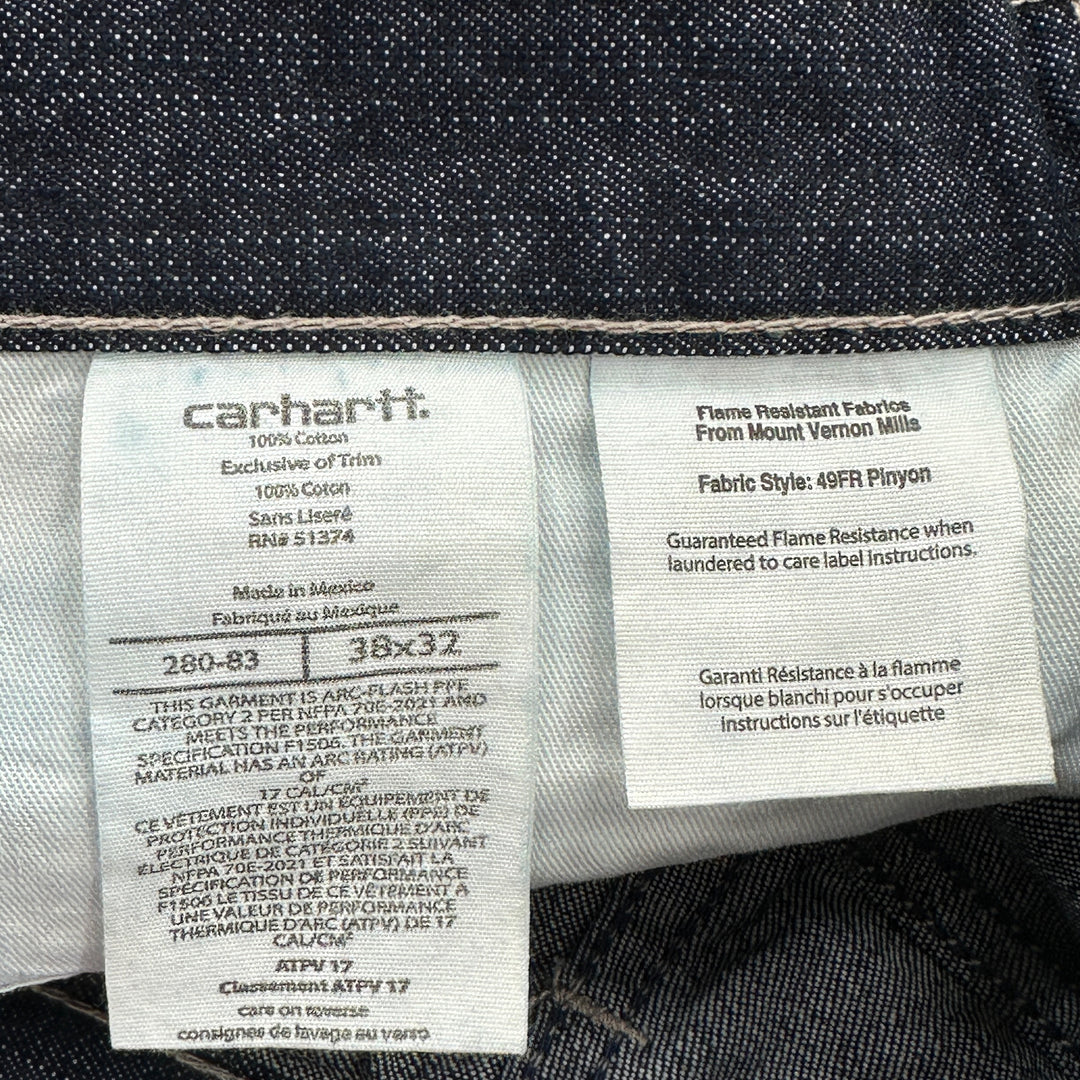 Carhartt Flame Resistant FR Jeans 280-83 100% Cotton