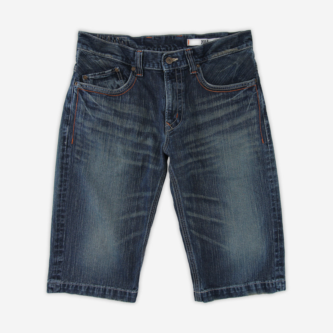 Vintage Edwin XV-S Distressed Denim Jean Shorts - 34
