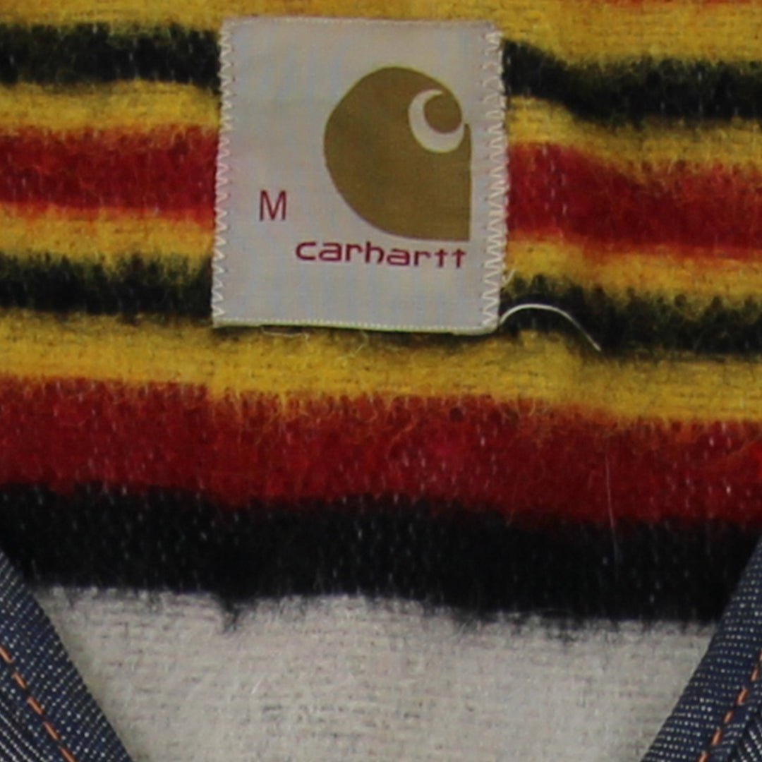 Vintage 60s Carhartt Wool Blanket Lined Denim Vest Men's Medium