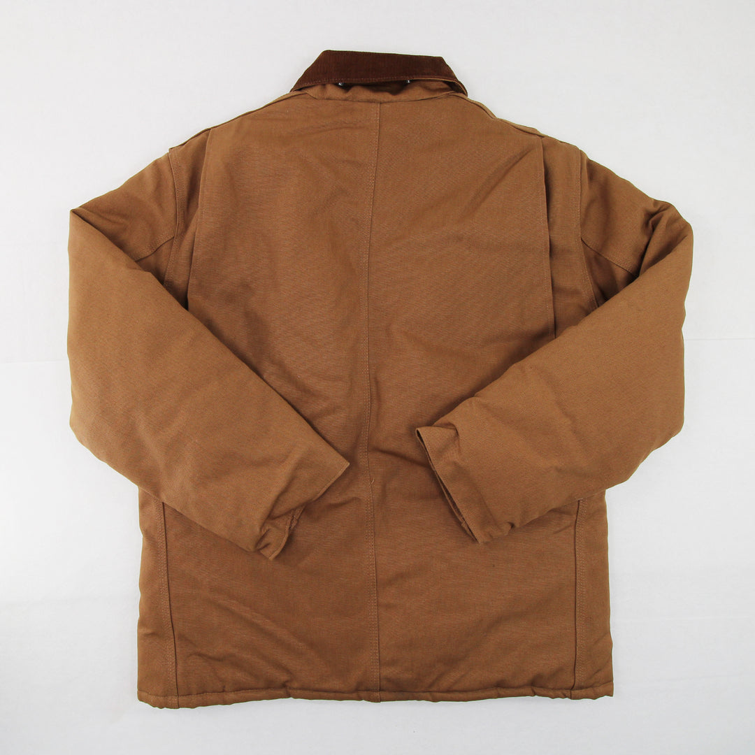 Vintage Carhartt CQ186 Firm Duck Insulated Traditional Coat USA 44 / Large