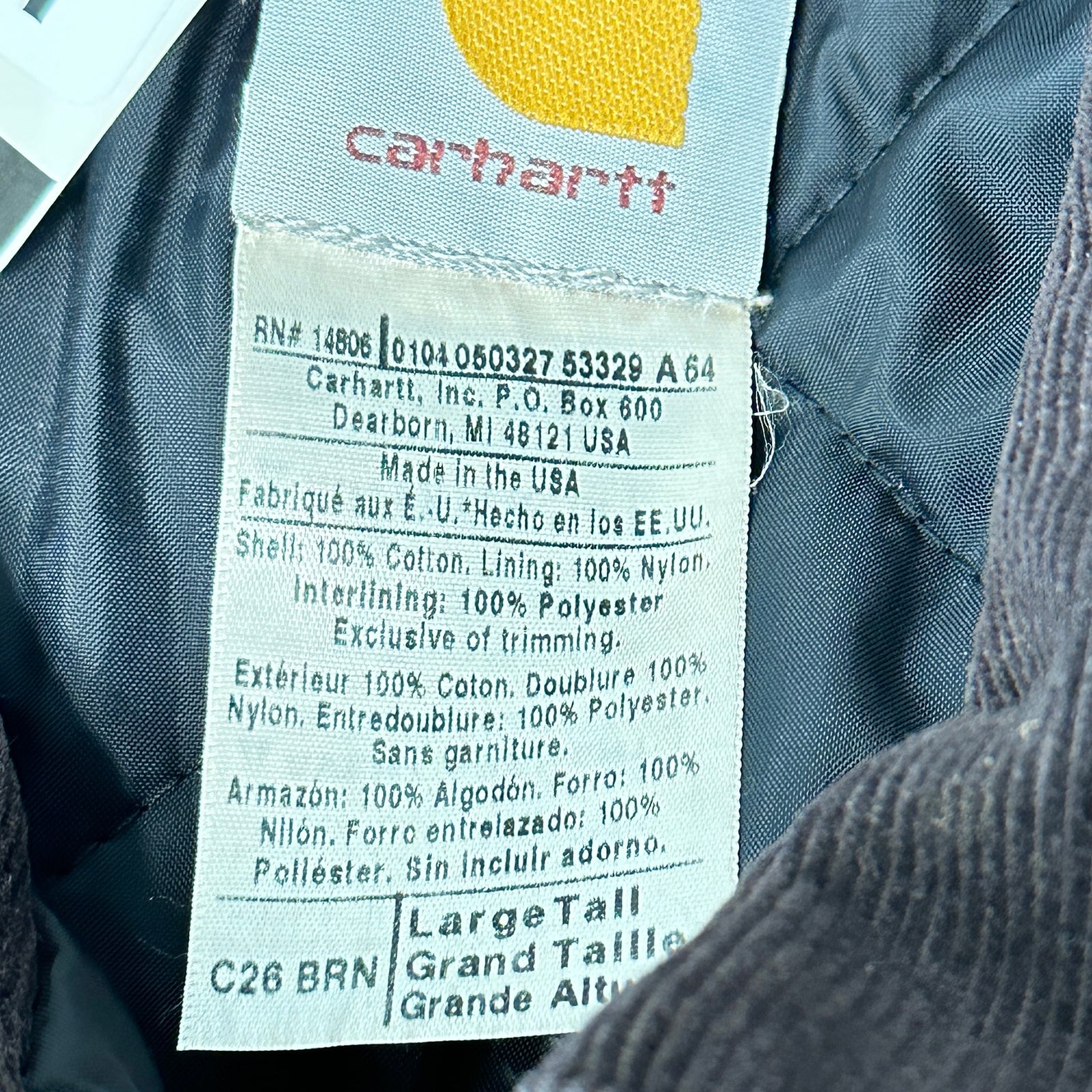 Vintage Carhartt Teal Nylon top Jacket