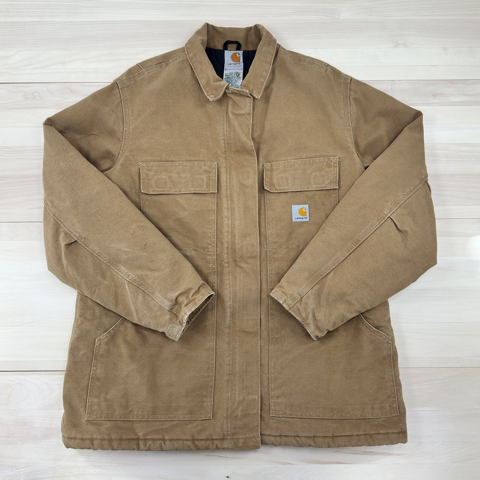 Carhartt WC026 CML Traditional Jacket LargeGreat Lakes Reclaimed Denim