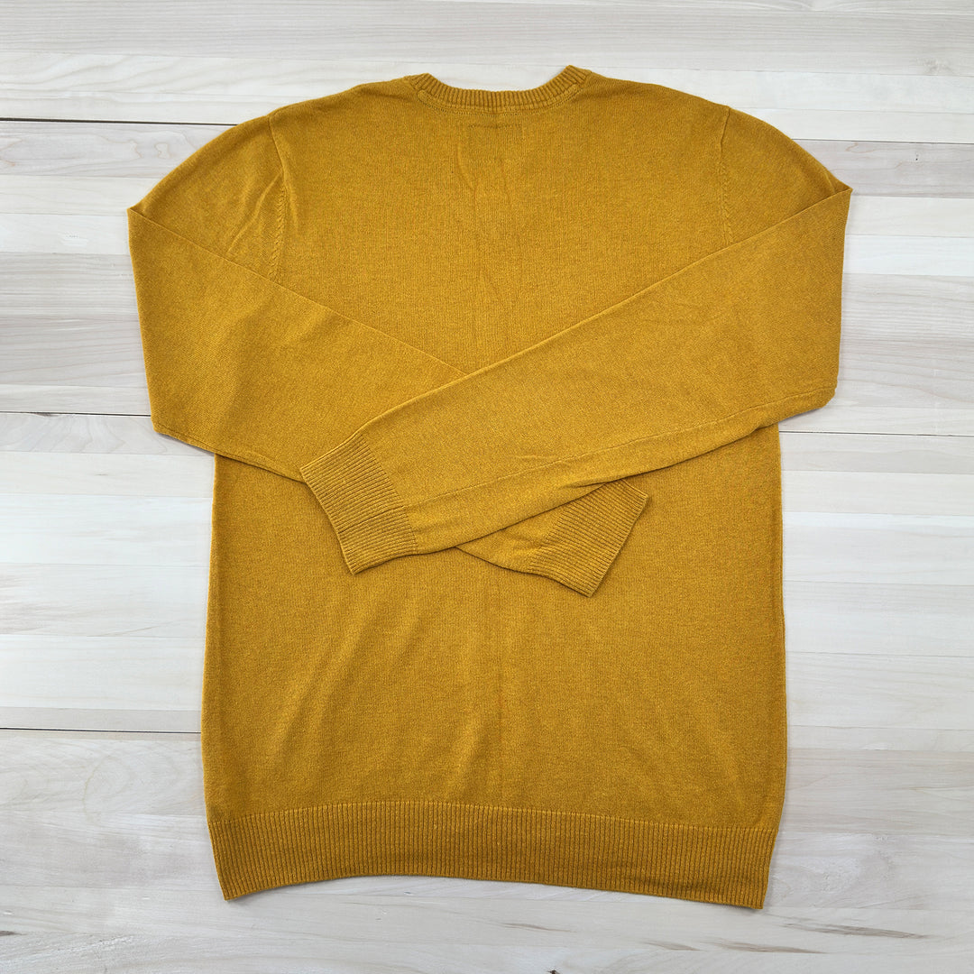 Aeropostale Men's Yellow V-neck Pullover Sweater Size Large