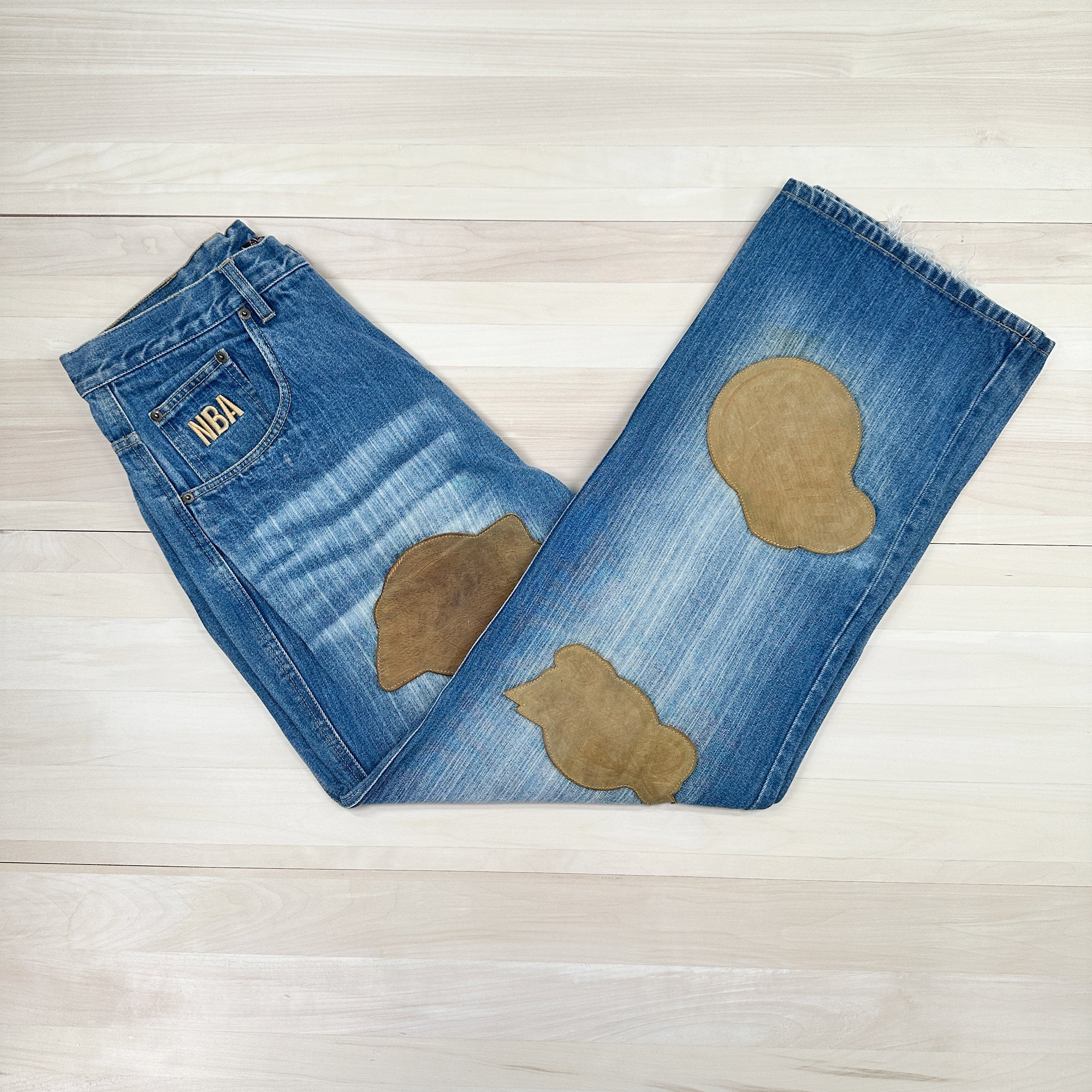 NBA UNK Patch Jeans outlet