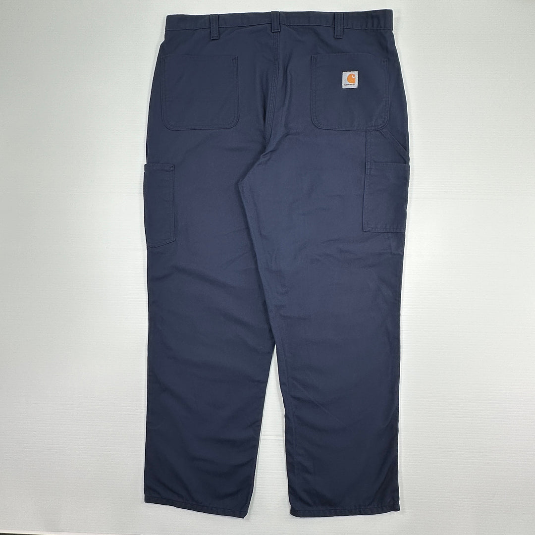 Carhartt Soft Canvas Work Pants Dungaree Fit 383-20 Navy - Men's 40x30