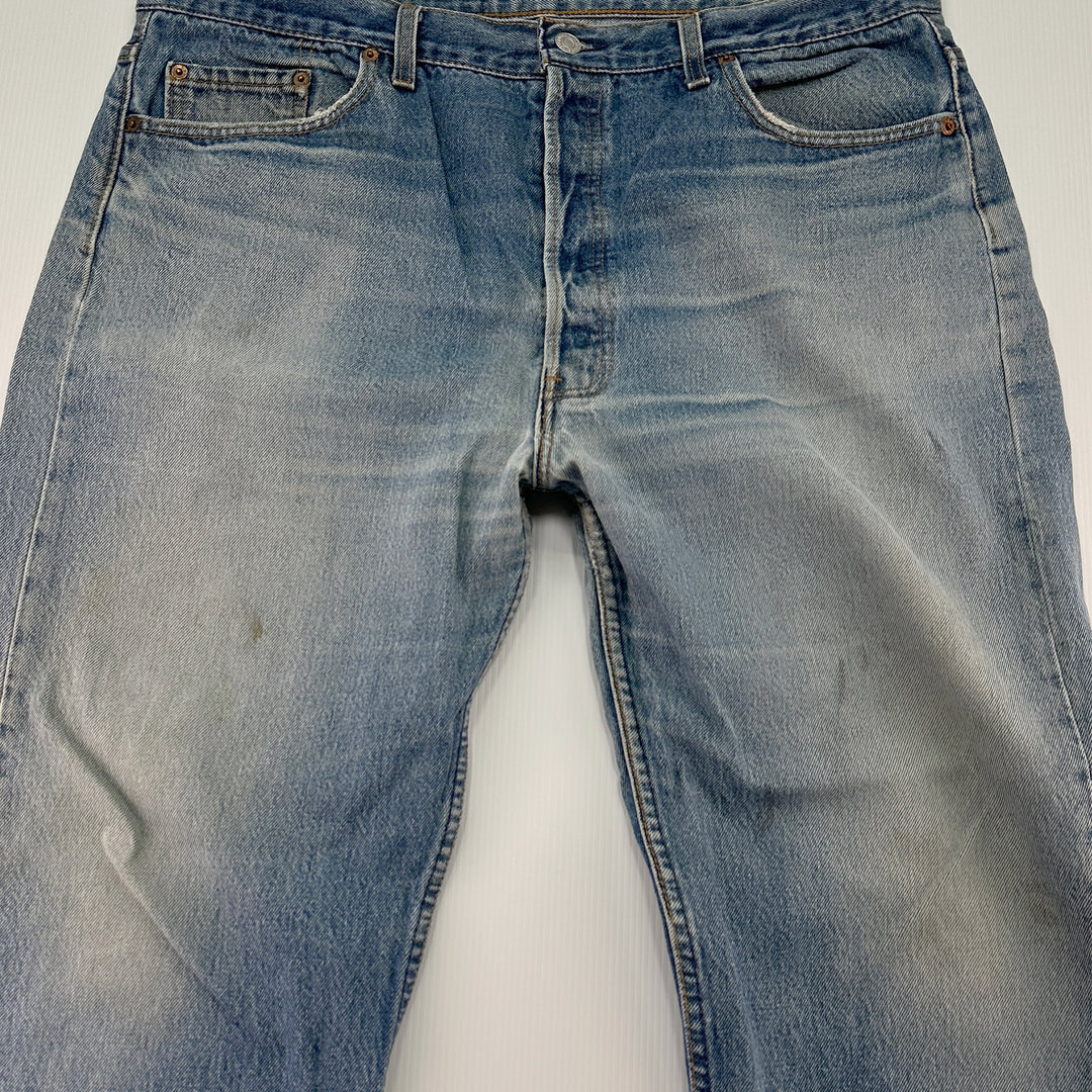Levi's Men's Vintage 501 (501xx) Straight Leg Jeans - USA - Tagged: 40x32; Actual: 38x31
