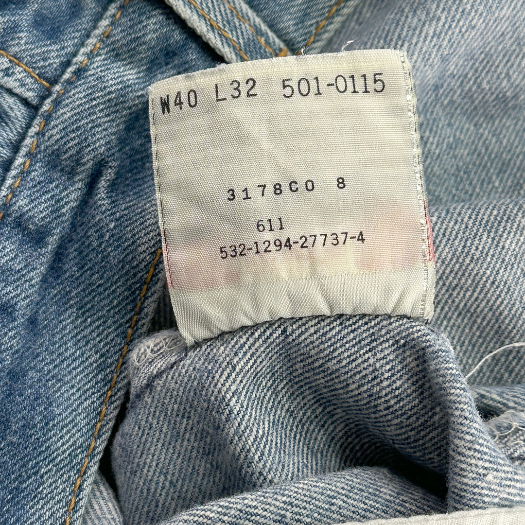 Levi's Men's Vintage 501 (501xx) Straight Leg Jeans - USA - Tagged: 40x32; Actual: 38x31