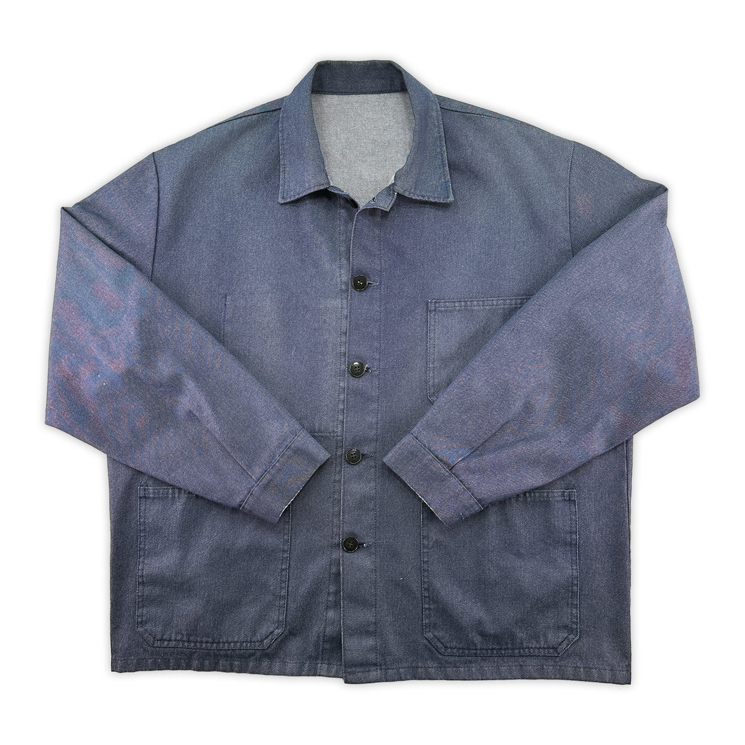 Vintage Dolmen Denim French Work Jacket - Men's XL