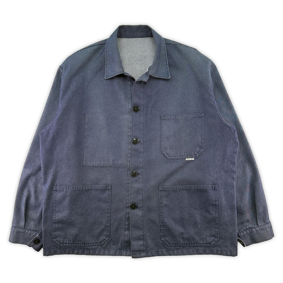 Vintage Dolmen Denim French Work Jacket - Men's XL