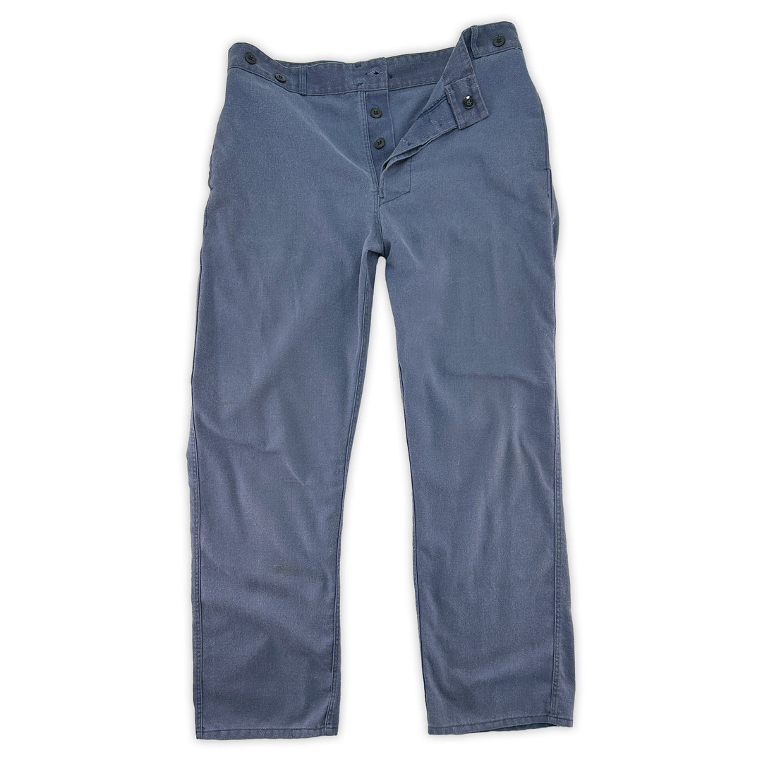 Vintage worn bleu de travail work pants 36x30