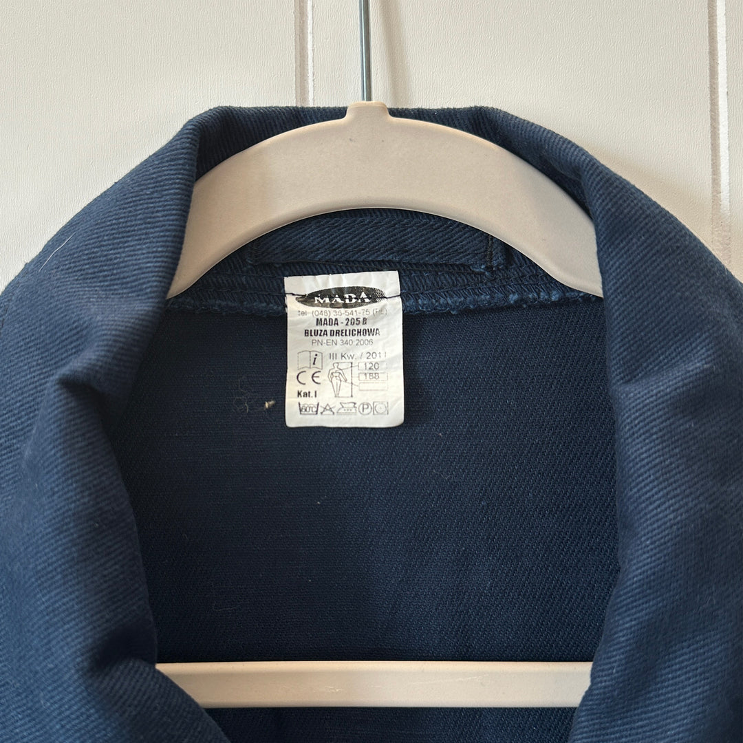 Worn Blue European Work Jacket - Women's XL