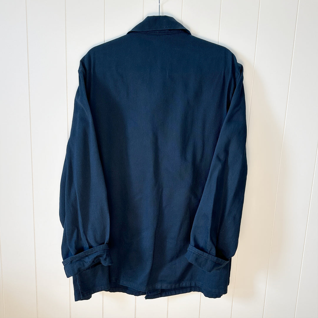 Worn Blue European Work Jacket - Women's XL