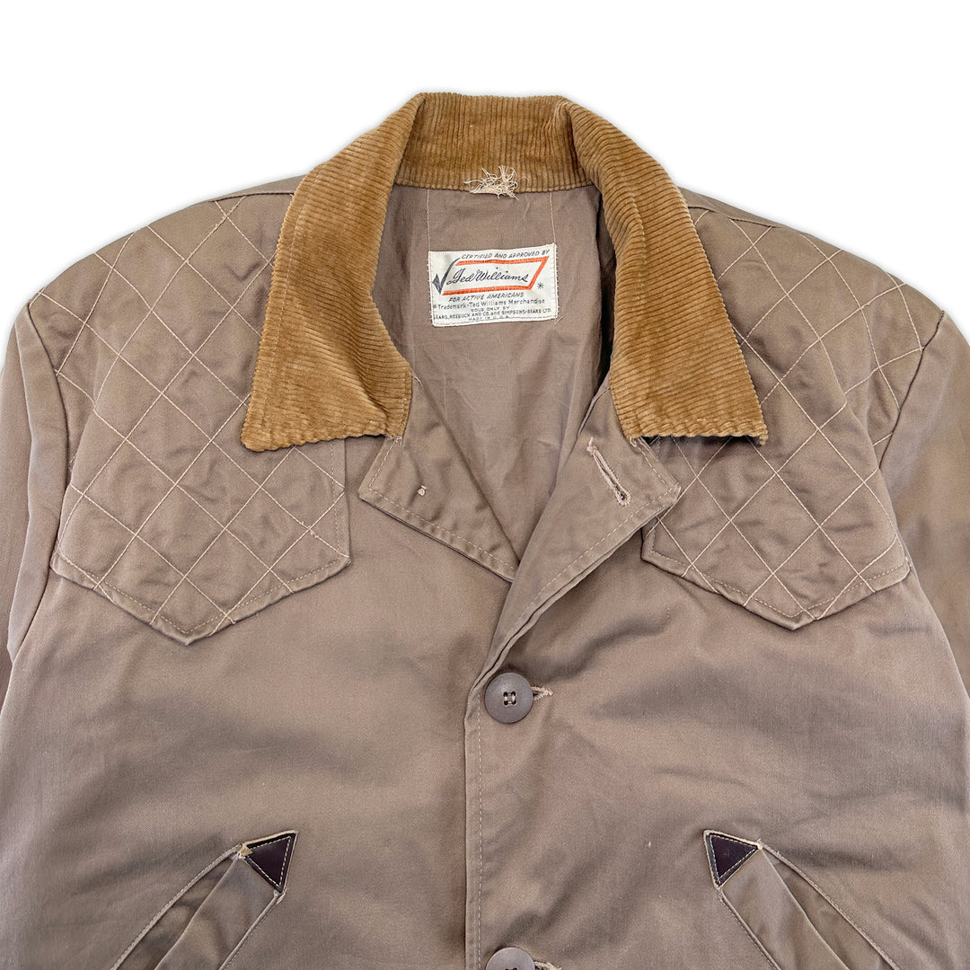 Vintage 60s Ted Williams Sears Roebuck Canvas Hunting Jacket - Medium / Large