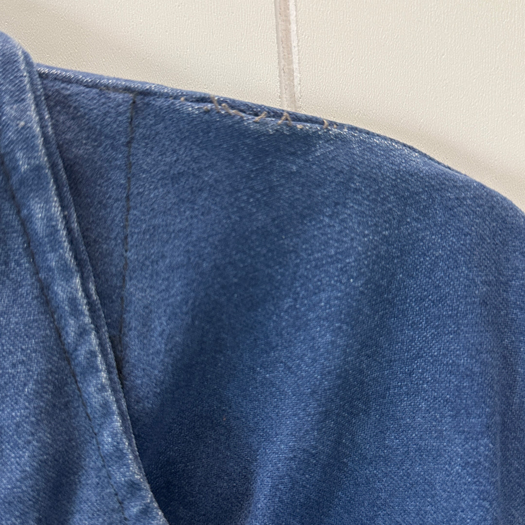 Vintage Blue French Work Jacket - Men's Large / Women's XL