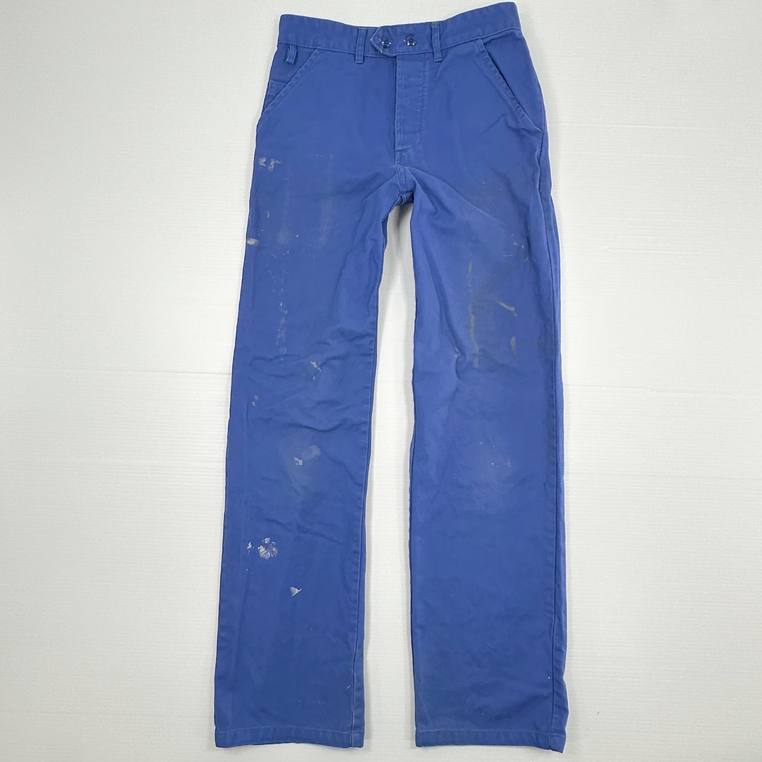 Vintage worn bleu de travail work pants 28x32