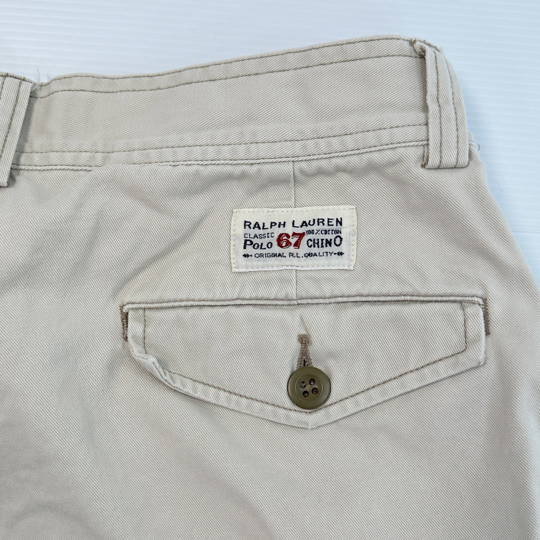 Polo Ralph Lauren Vintage Y2K Classic 67 Chino Cargo Shorts - 33