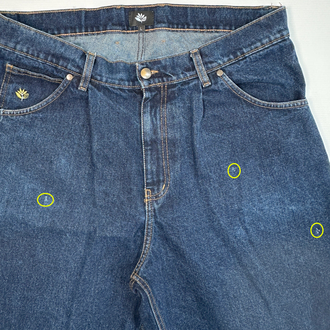 Magenta Skateboards Og Denim Shorts - Large (36" Waist)