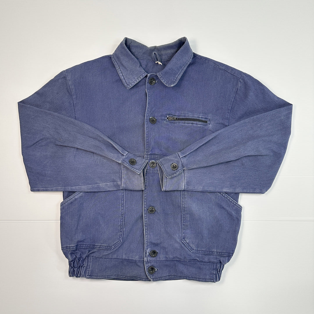 Vintage Denim Polish Mechanic Work Jacket - M/L