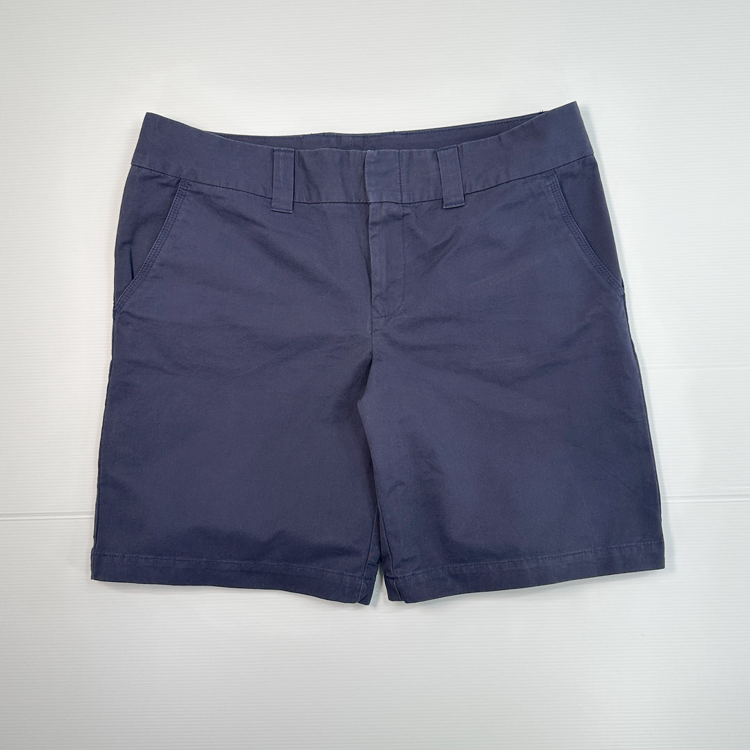 Tommy Hilfiger Women's Navy 9" Chino Shorts - Size 12