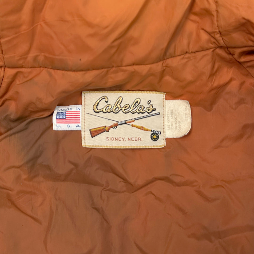 Cabela's Vintage 80s Frog Print Camo Gore-Tex Parka Hunting Jacket USA XXL