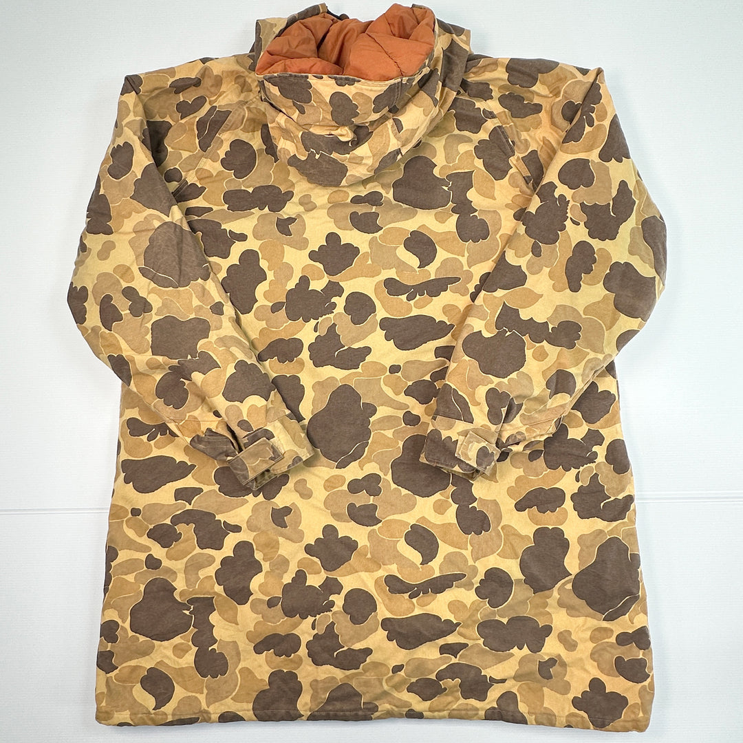 Cabela's Vintage 80s Frog Print Camo Gore-Tex Parka Hunting Jacket USA XXL