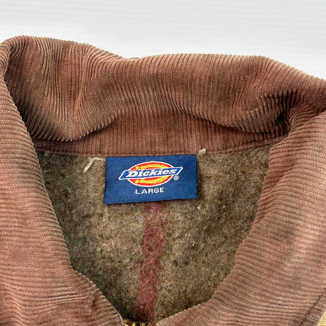 Vintage 90s Dickies Detroit Style Blanket Lined Canvas Work Jacket - Men's Large